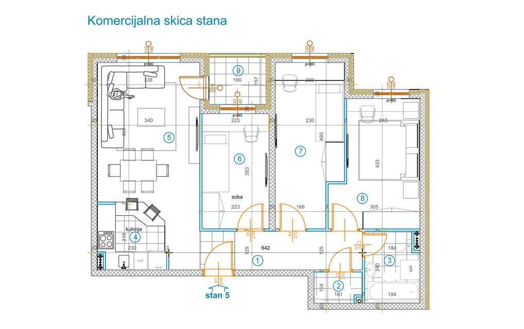 Anđe Ranković bb, Novi Sad - 1