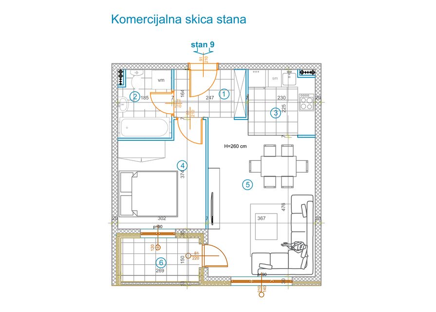 Anđe Ranković bb, Novi Sad - 1