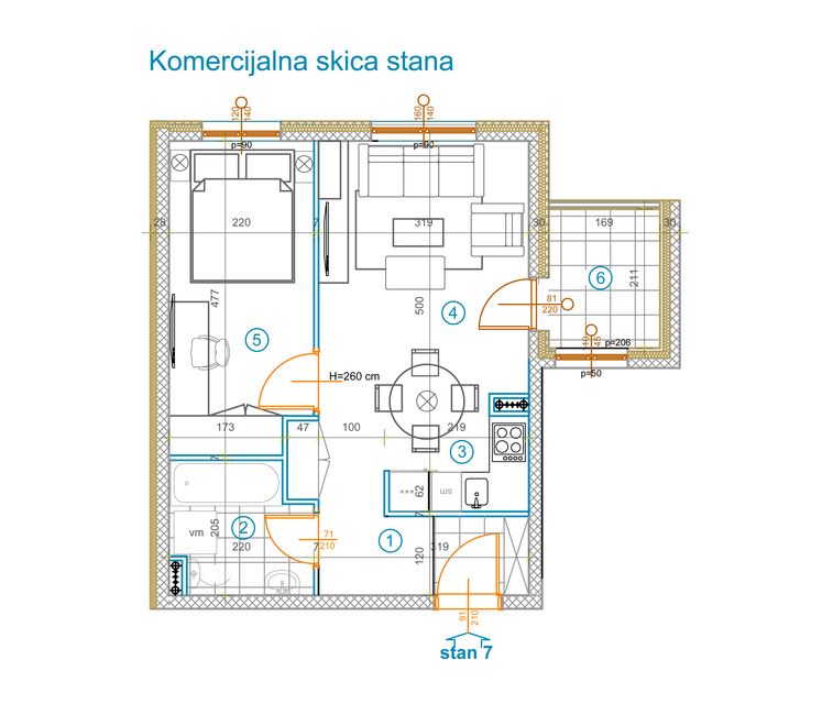 Anđe Ranković bb, Novi Sad - 1