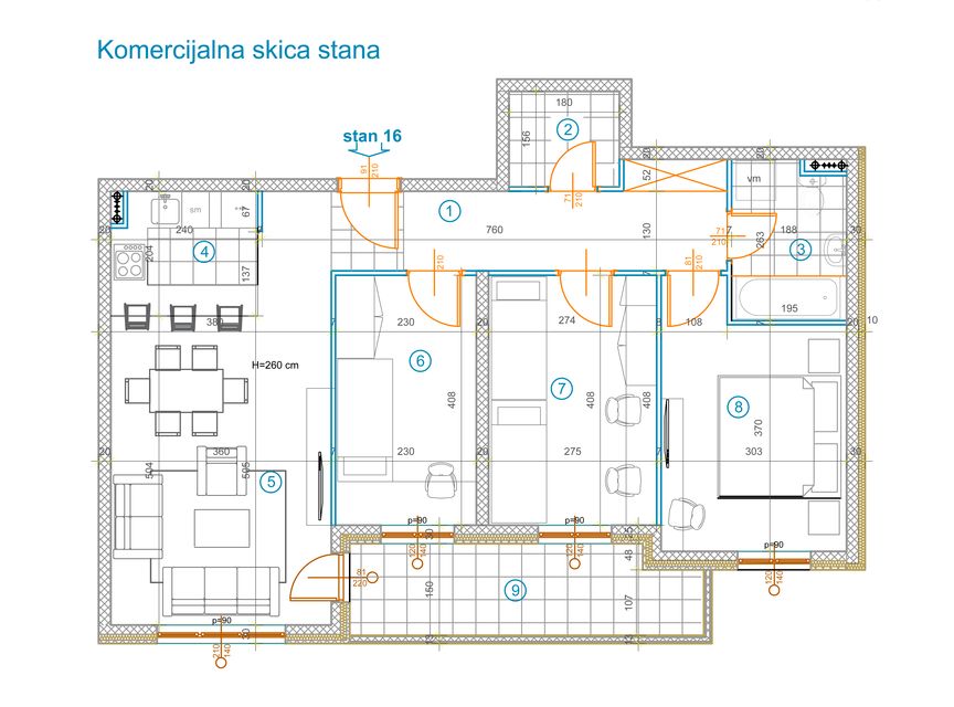 Anđe Ranković bb, Novi Sad - 1