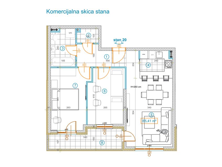 Anđe Ranković bb, Novi Sad - 1