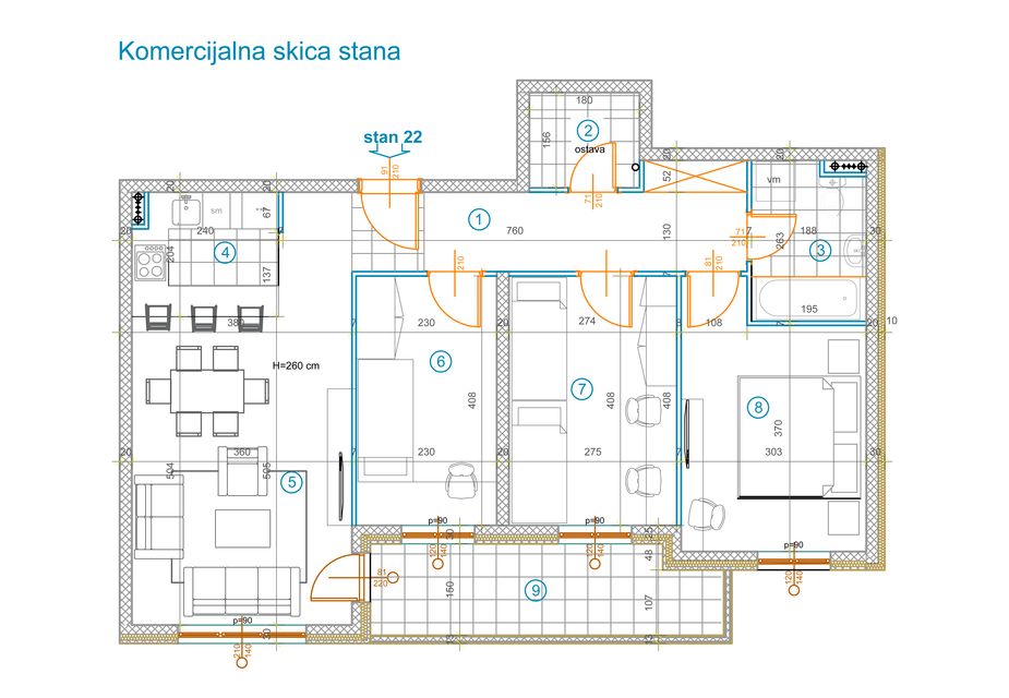 Anđe Ranković bb, Novi Sad - 1