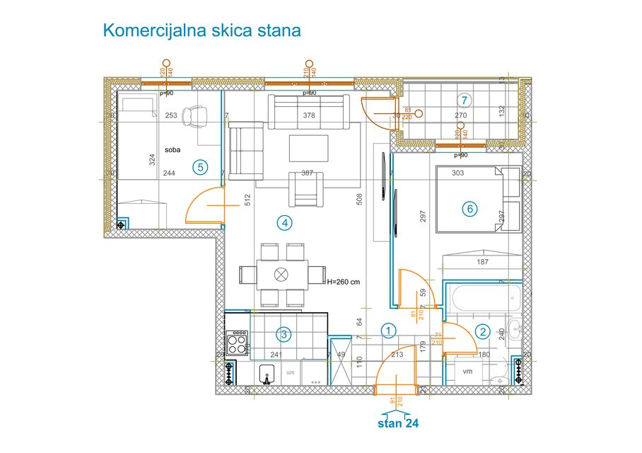 Anđe Ranković bb, Novi Sad - 1