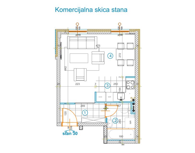 Anđe Ranković bb, Novi Sad - 1